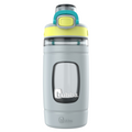 16 oz Flo Water Bottle, Light Stone/Limelight/Scuba - studio view 1