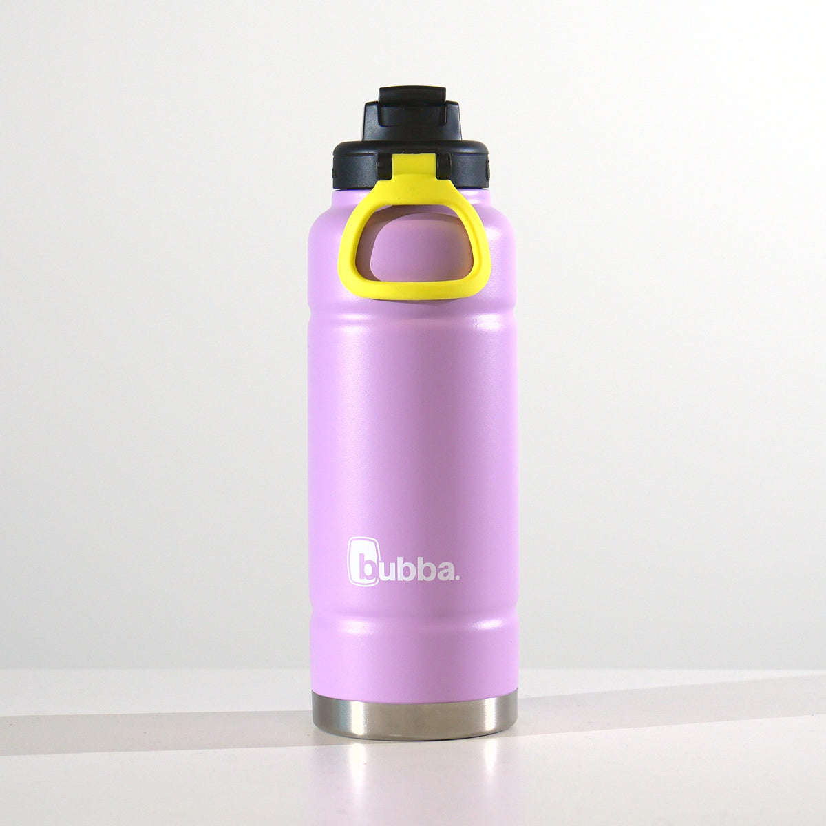 40 oz Trailblazer insulated bottle with straw lid in Lavender Frost, studio photo
