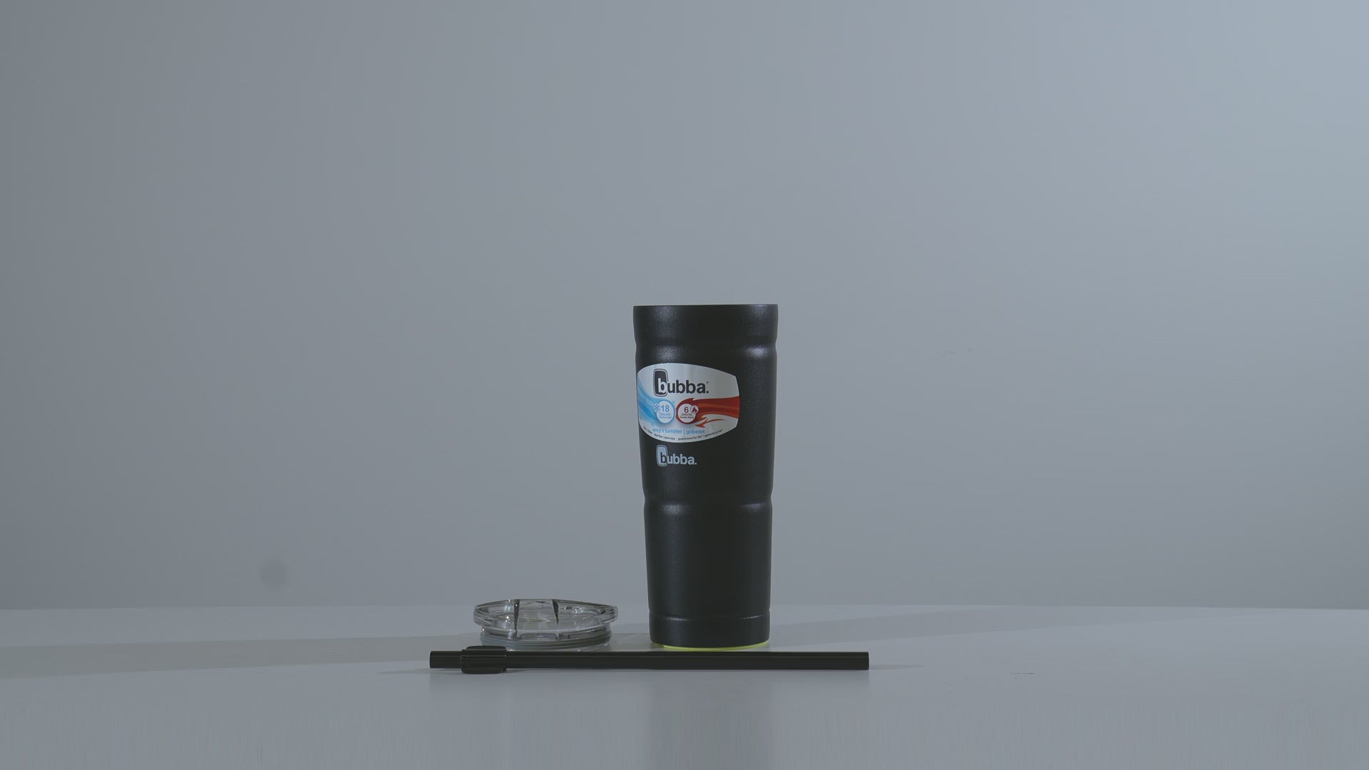 24 oz Envy S Licorice straw lid demo